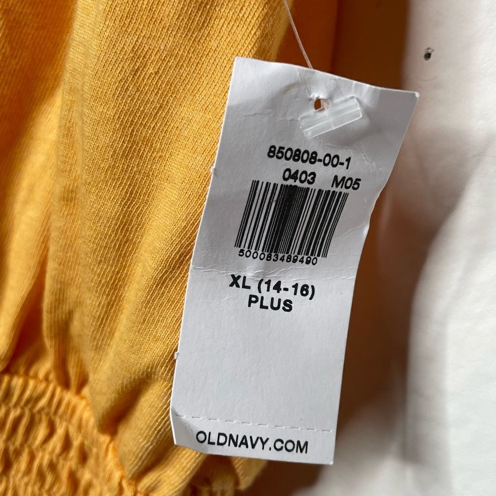 Yellow Off-Shoulder Top - Picture 2 of 3